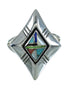 Southwest Multicolor And Silver Ring Size 7-3/4 YX83378